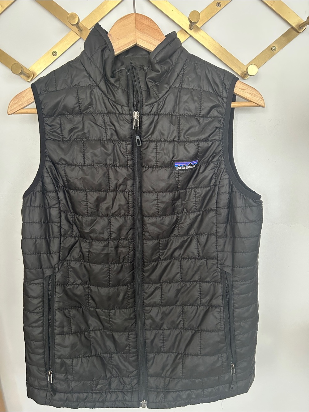 Patagonia Black Quilted Insulated Vest
